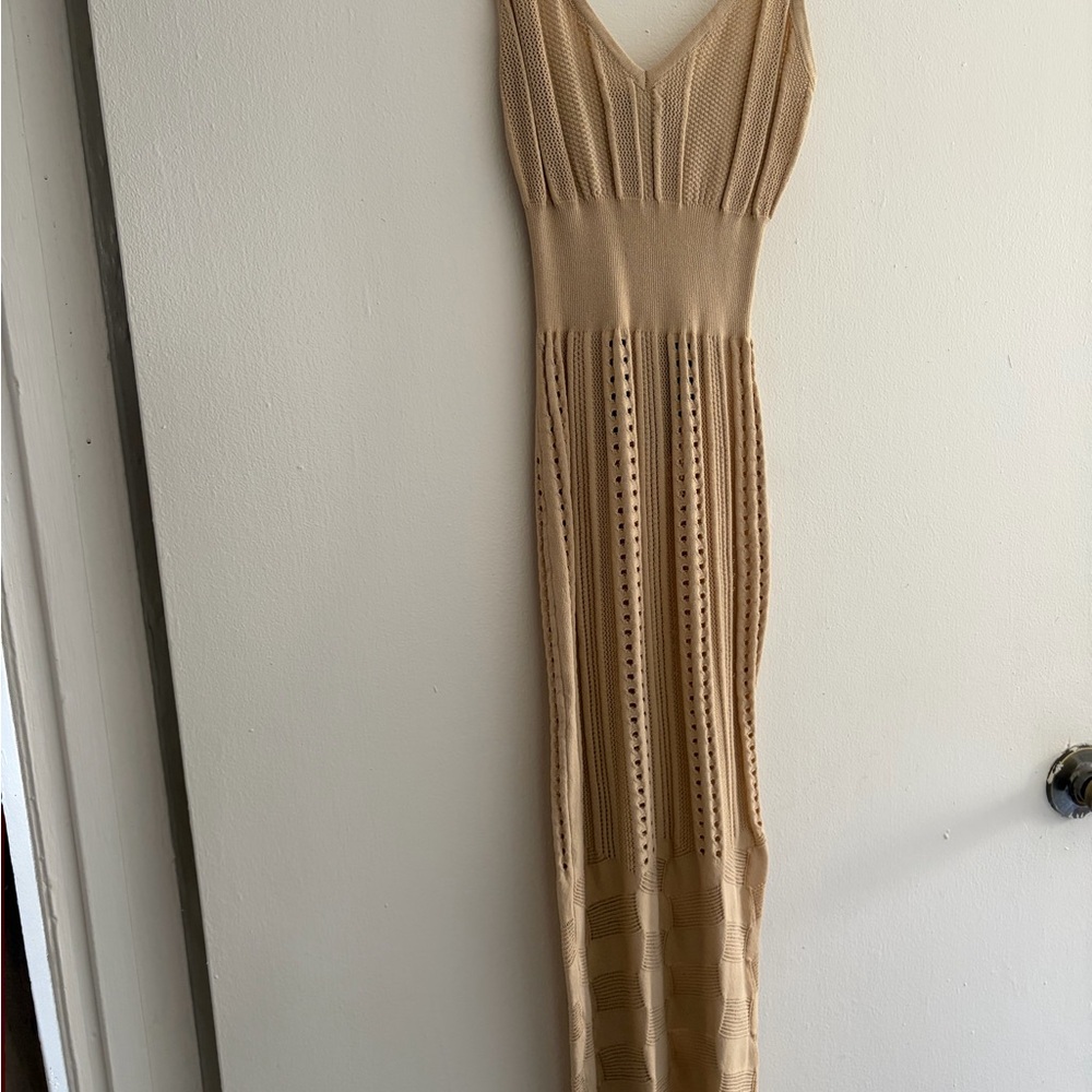 Hera Collection Tan Maxi Dress